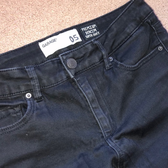 Black Garage High Waisted Jeans / Jeggings - Picture 2 of 4